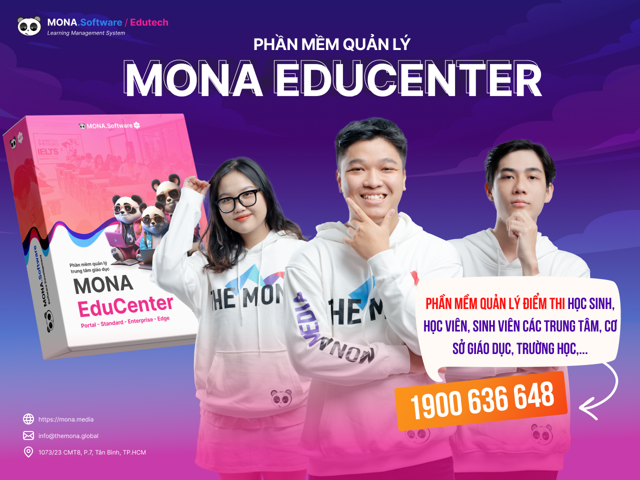 phần mềm dạy học trực tuyến MONA EduCenter