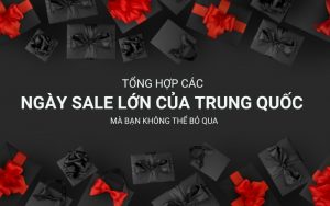 các ngày sale lớn của trung quốc