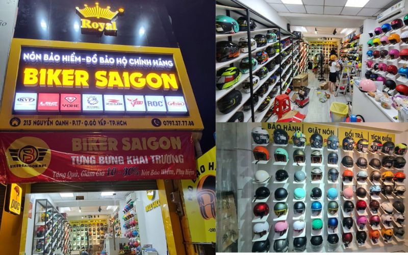 Cửa hàng bán đồ phượt Bikersaigon Gò Vấp