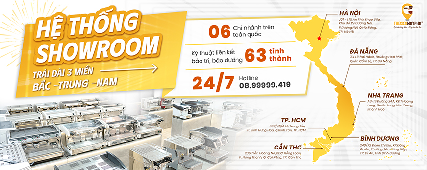 Thế Giới Máy Pha - Cửa hàng bán máy pha cà phê chính hãng, giá tốt